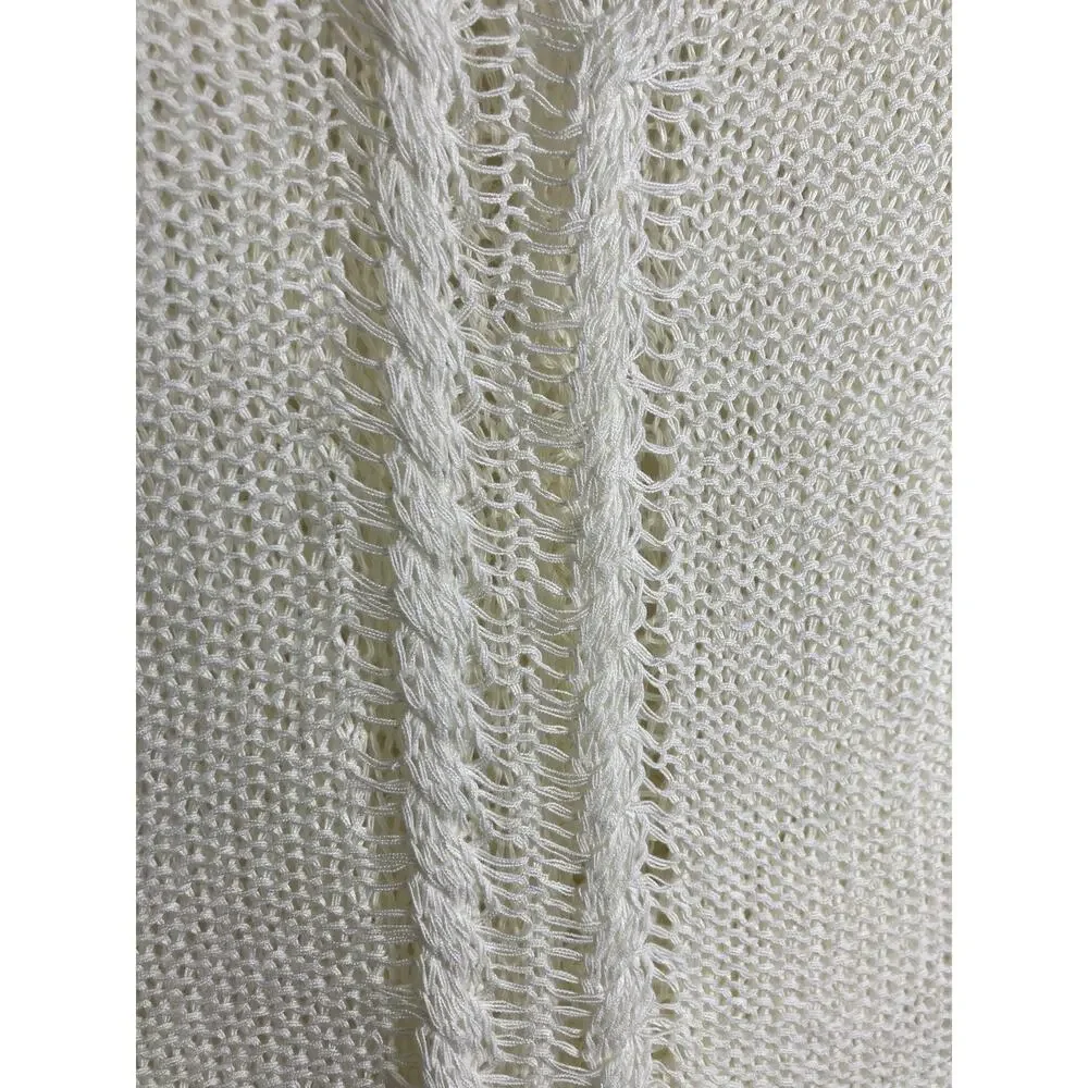POL Ivory Lightweight Hoodie Pullover Sweater L